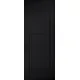 Laminate Linear Pre-finished Black Laminate Doors 762 x 1981 FD 30 thumbnail