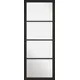 Soho 4L Clear Pre-finished Black Doors 762 x 1981 thumbnail
