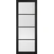 Soho 4L Reeded Pre-finished Black Doors 762 x 1981 thumbnail