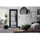 Tribeca 3L Clear  Pre-finished Black Doors 610 x 1981 thumbnail