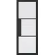 Tribeca 3L Reeded Pre-finished Black Doors 610 x 1981 thumbnail