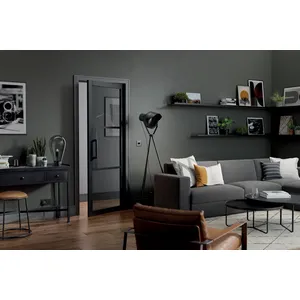 Tribeca 3L Tinted Pre-finished Black Doors 686 x 1981 image