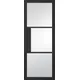 Tribeca 3L Clear  Pre-finished Black Doors 610 x 1981 thumbnail
