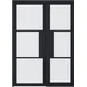 Tribeca Sidelight Pre-finished Black Doors 579 x 1981 thumbnail