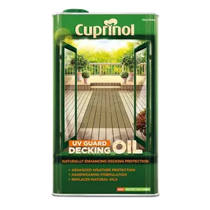 Cuprinol UV Guard Decking Oil - Natural Oak (2.5 Litre) image