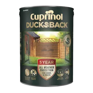 Cuprinol 5 Year Ducksback Paint - Harvest Brown (5 Litre) image