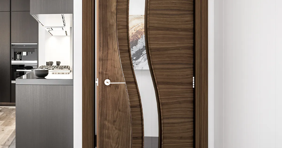 Shawfield Timber | Cadiz Prefinished Walnut Glazed Internal Door
