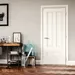 Canterbury White Primed Internal Door (1981mm X 610mm X 35mm) image
