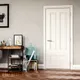 Canterbury White Primed FD30 Internal Door (1981mm X 686mm X 45mm) thumbnail