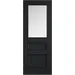Toledo Glazed Pre-finished Charcoal Black Doors 686 x 1981 image