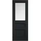 Toledo Glazed Pre-finished Charcoal Black Doors 686 x 1981 thumbnail