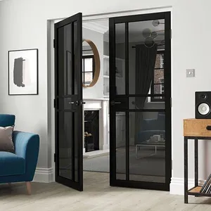 Internal City Black Tinted Glazed Door (1981mm x 762mm x 35mm) image