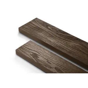 Millboard Enhanced Grain Composite Decking Board - Antique Oak (3.6m x 126mm x 32mm) image