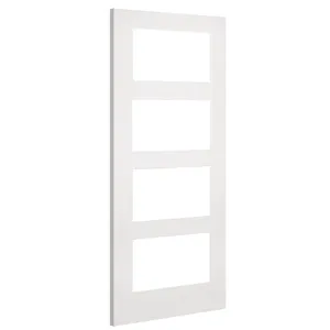 Coventry White Primed Glazed Internal Door (1981mm X 610mm X 35mm) image
