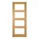 Coventry Unfinished Oak Glazed Internal Door (2040mm X 726mm X 40mm) thumbnail