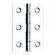Double Steel Washered Hinge - Polished Chrome (3" x 2" / 76mm x 51mm) x2 thumbnail