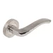 Arc Lever - Passage Set Round Rose (Handles only) Satin Nickel & Polished Chrome image