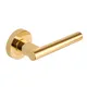 Sultan Lever - Passage Set Round Rose (Handles only) Polished Brass thumbnail