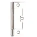 Hurlinge Loose Pin Hinge - Polished Chrome (4" / 102mm) x2 image