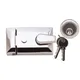 Standard Cylinder Rim Nightlatch - DeadLock - Polished Chrome (60mm) thumbnail