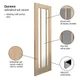 Internal Oak Darwen U/F Glazed Door (1981mm x 686mm x 35mm) thumbnail