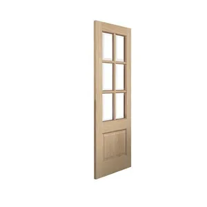 Internal Oak Dove U/F Glazed Door (1981mm x 762mm x 35mm) image