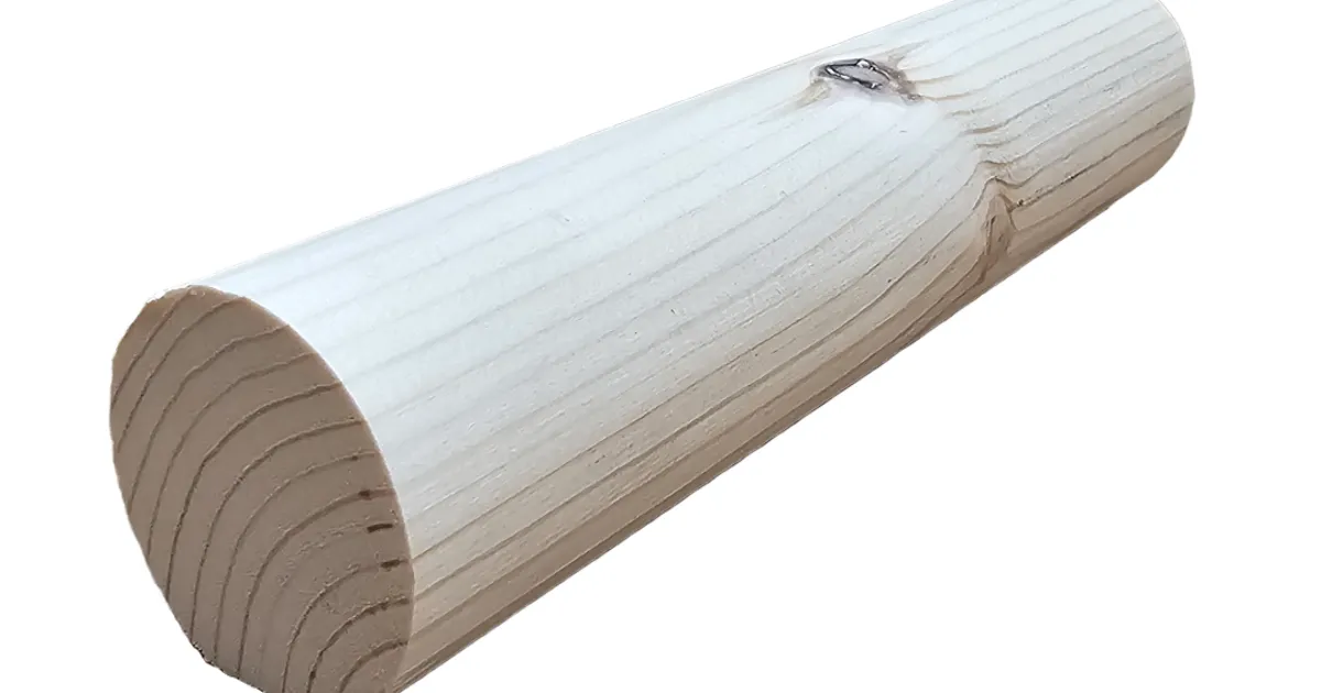 Shawfield Timber | Dressed Redwood Pine Handrail / Ridge Roll