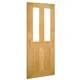 Eton Unfinished Oak Glazed Internal Door (2040mm X 826mm X 40mm) thumbnail