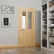 Eton Unfinished Oak Glazed Internal Door (2040mm X 826mm X 40mm) thumbnail