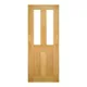 Eton Unfinished Oak Glazed Internal Door (2040mm X 826mm X 40mm) thumbnail