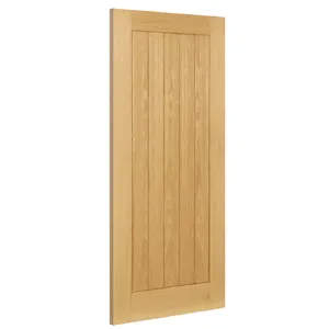 Ely Unfinished Oak FD30 Internal Door (1981mm X 610mm X 45mm) image