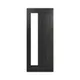 Ely Brushed Black Oak Glazed 1SL Internal Door (1981mm X 610mm X 35mm) thumbnail