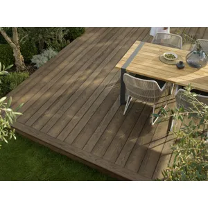 Millboard Enhanced Grain Composite Decking Board - Antique Oak (3.6m x 126mm x 32mm) image