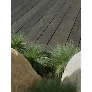 Millboard Enhanced Grain Composite Decking Board - Burnt Cedar (3.6m x 176mm x 32mm) image