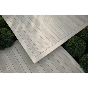Millboard Enhanced Grain Composite Decking Board - Smoked Oak (3.6m x 126mm x 32mm) image
