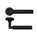 Delphi Matt Black Handle Removable Round Rose image