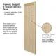 External Framed, Ledged & Braced Door (1981mm x 610mm x 44mm) thumbnail