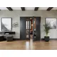 Ely Brushed Black Oak Glazed 1SL Internal Door (1981mm X 610mm X 35mm) thumbnail