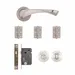 Fortuna Bathroom Kit - Satin Finish (Inc. Hinges: 76x50x2mm) image