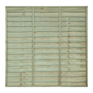 Overlap Fence Panel - Green (900mm x 1828mm) image