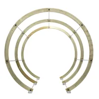 Flower Walk Pergola - With Bolt Down Brackets (2.34m x 2.47m x 2.56m)