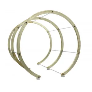 Flower Walk Pergola - With Bolt Down Brackets (2.34m x 2.47m x 2.56m) image