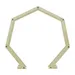 Hexagonal Moon Gate Pergola (2334mm x 2395mm x 270mm) image