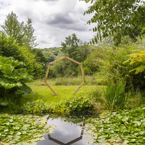 Hexagonal Moon Gate Pergola (2334mm x 2395mm x 270mm) image