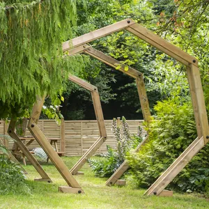 Hexagonal Moon Gate Pergola (2334mm x 2395mm x 270mm) image