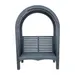 Contemporary Arbour - Black (2.2m x 1.5m x 0.7m) image