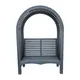 Contemporary Arbour - Black (2.2m x 1.5m x 0.7m) thumbnail