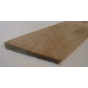 Green Treated Timber Feather Edge Fencing Slat (1.8m x 125mm x 16mm) image