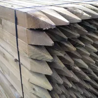 Green Treated Timber Pointed Post (0.9m x 75mm x 75mm)