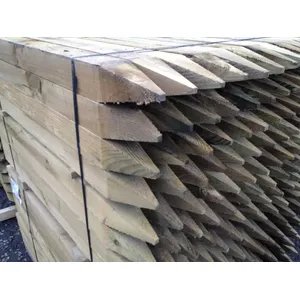 Green Treated Timber Pointed Post (0.9m x 75mm x 75mm) image